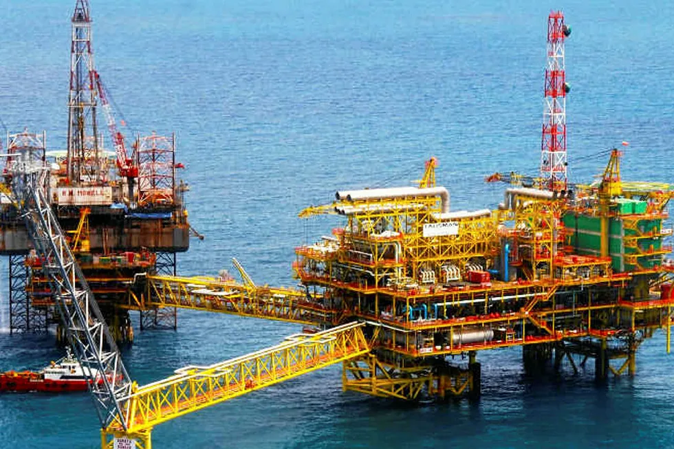 Malaysian asset: an offshore platform operated by Repsol
