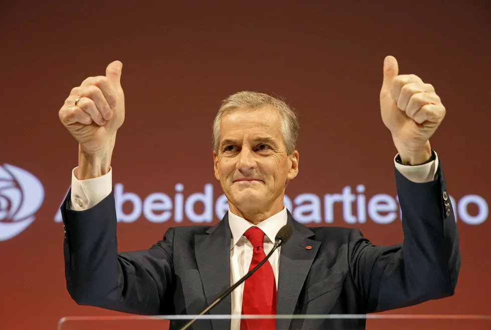 Decision: Jonas Gahr Store, leader of Norway's Labour Party