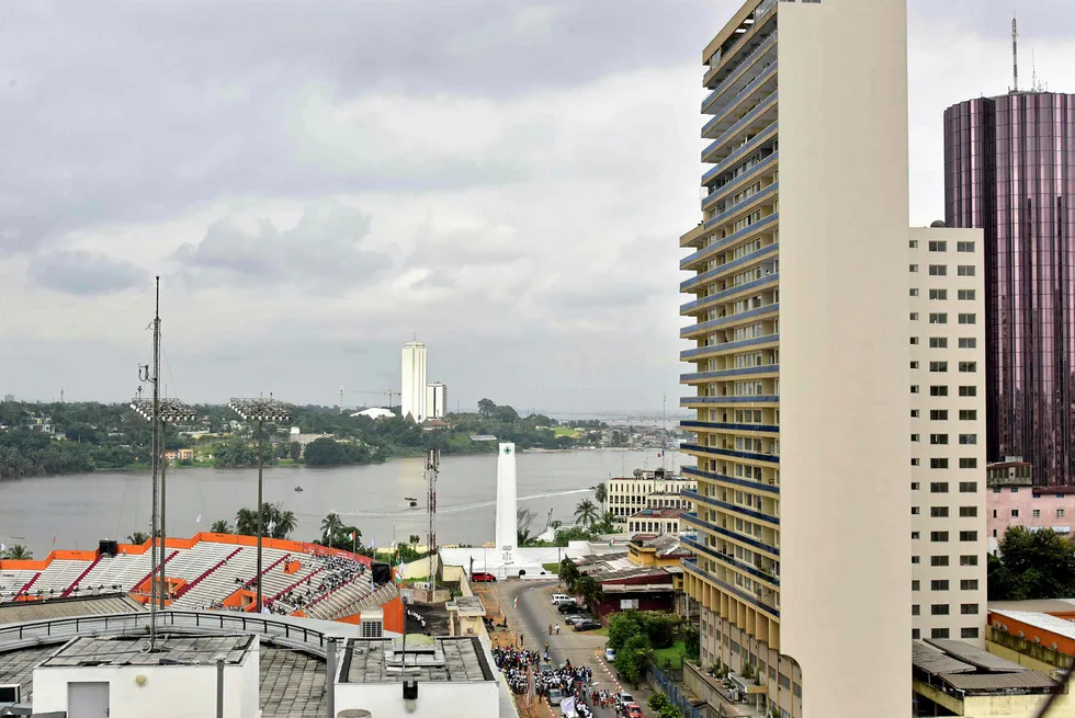 Still promising: Le Plateau, the business district of the Ivorian capital Abidjan