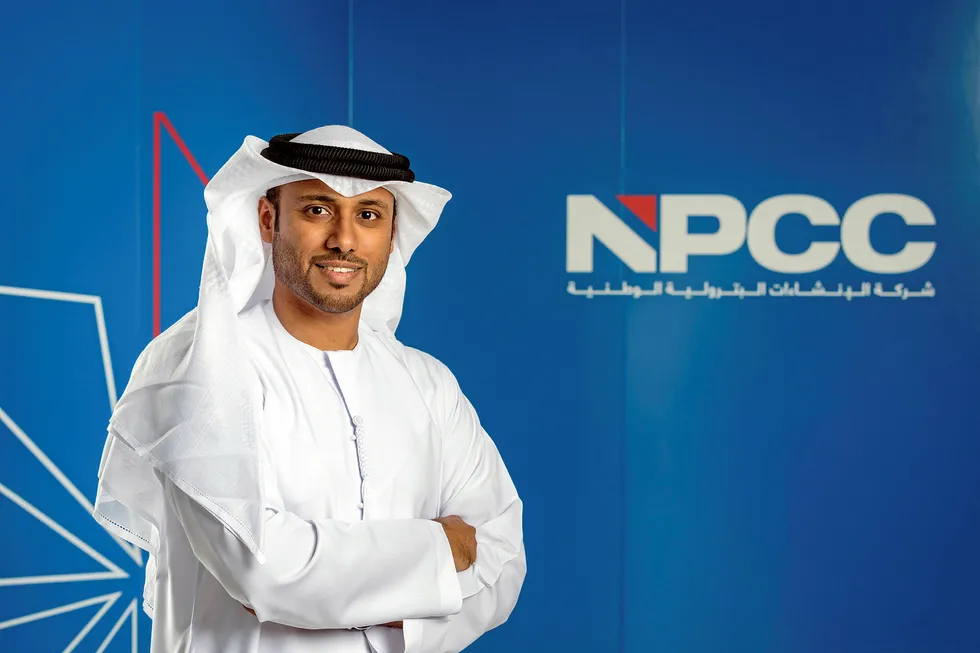 Confirming award: NPCC chief executive Ahmed Al Dhaheri