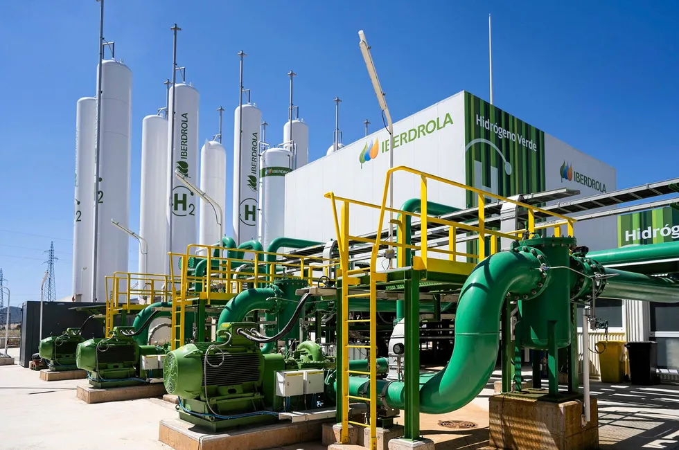 Iberdrola's 20MW green hydrogen plant in Puertollano, Spain.