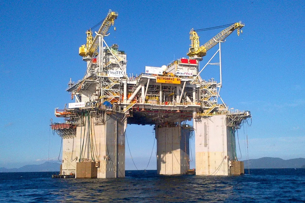 Rig notice: the P-61 TLWP operating in the Papa Terra field offshore Brazil