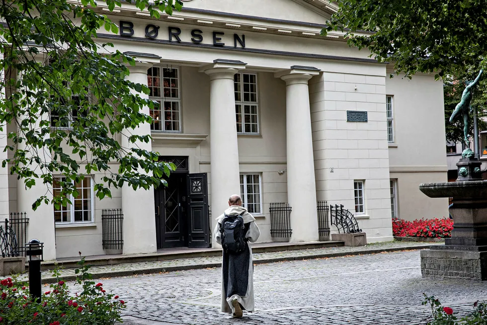 Oslo Børs er bare en av mange børser som gjør det bra tirsdag. Foto: Aleksander Nordahl