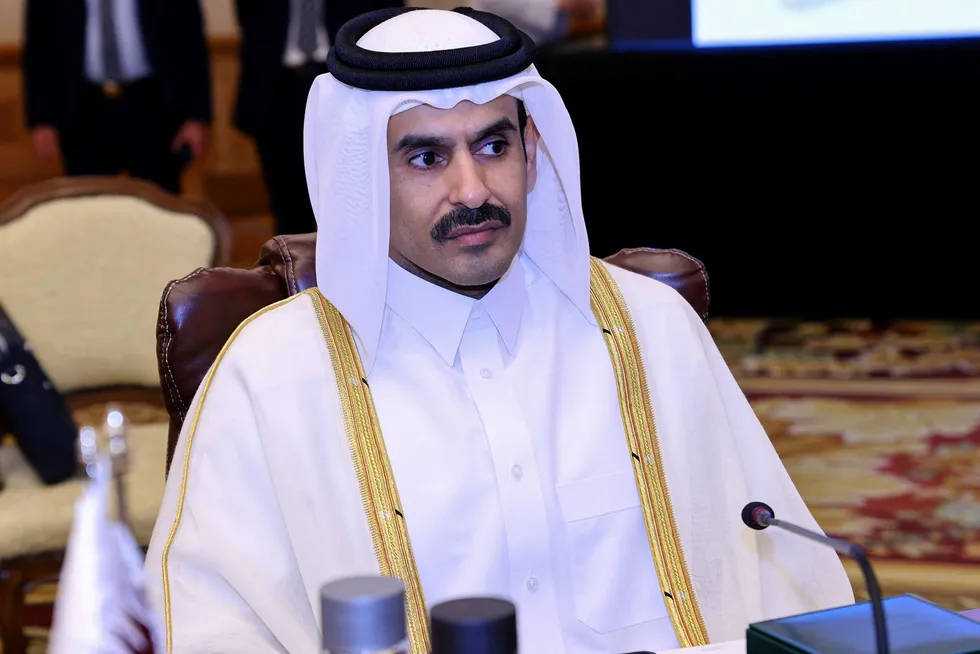 Canadian expansion plans: QatarEnergy chief executive Saad Sherida Al Kaabi.