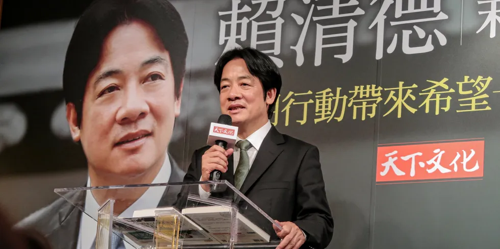 Taiwan election winner Lai Ching-te.