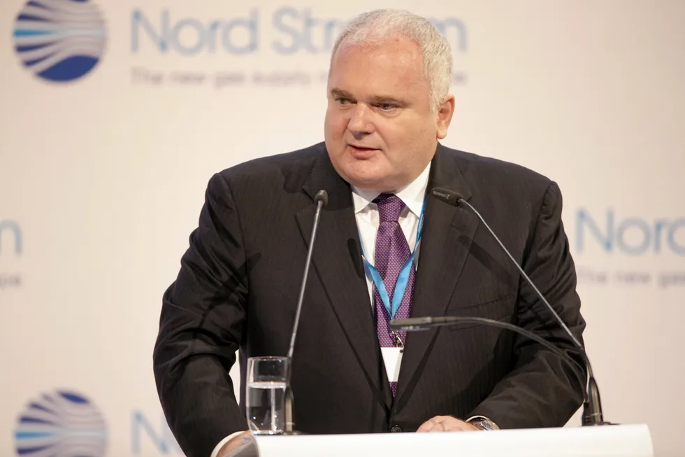 Optimism: Nord Stream 2 managing director Matthias Warnig