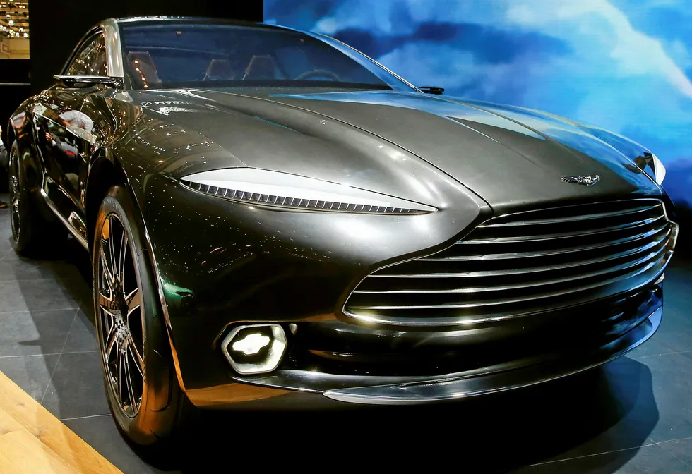 On show: Aston Martin's DBX concept car