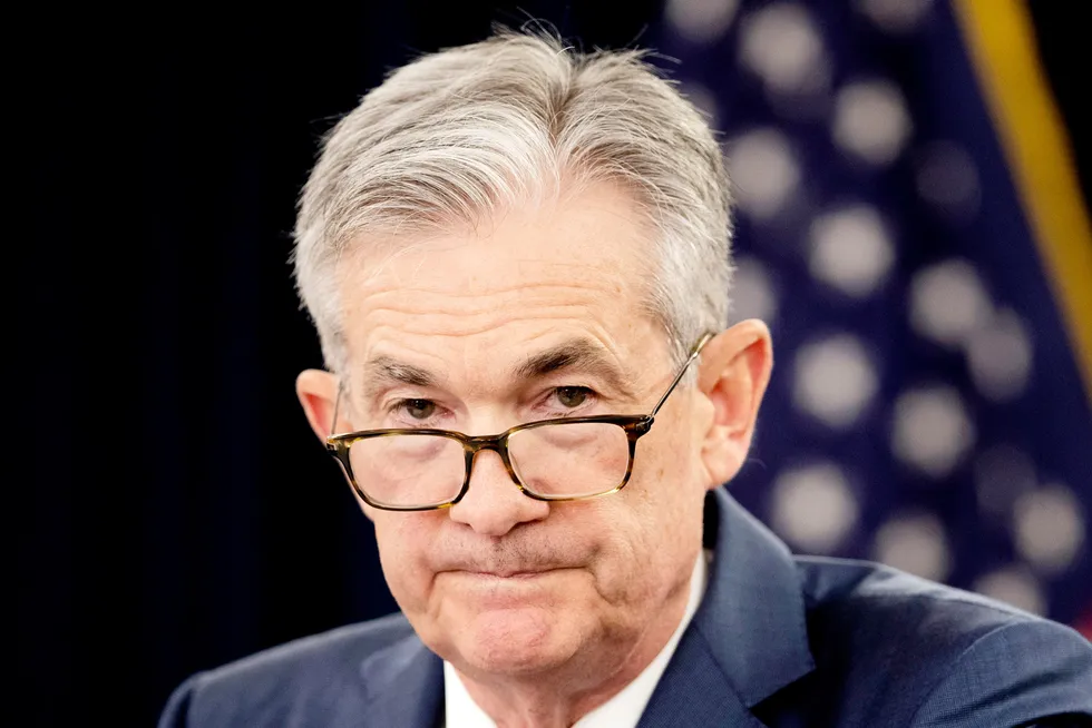 Federal Reserve-sjef Jerome Powell.