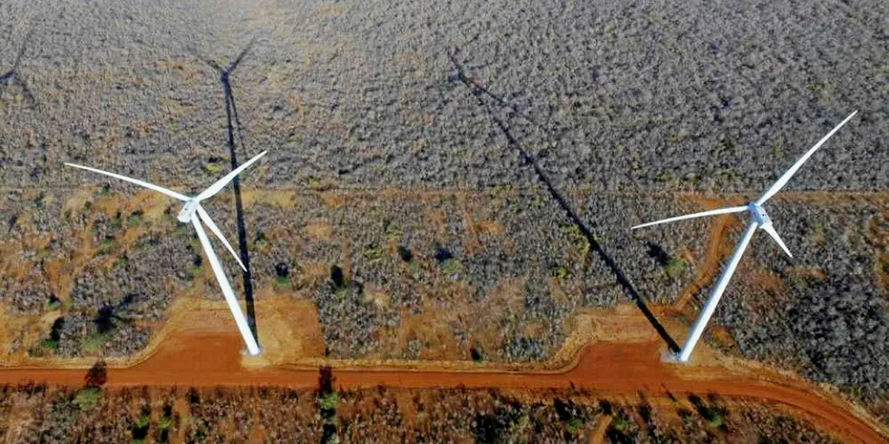 EDPR's Baixada do Feijao wind farm in Brazil.