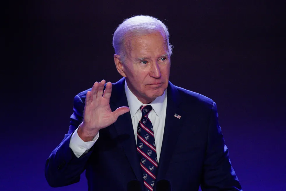 President Joe Biden markerte treårsdagen for stormingen av Kongressen i helgen på et valgmøte i Pennsylvania.