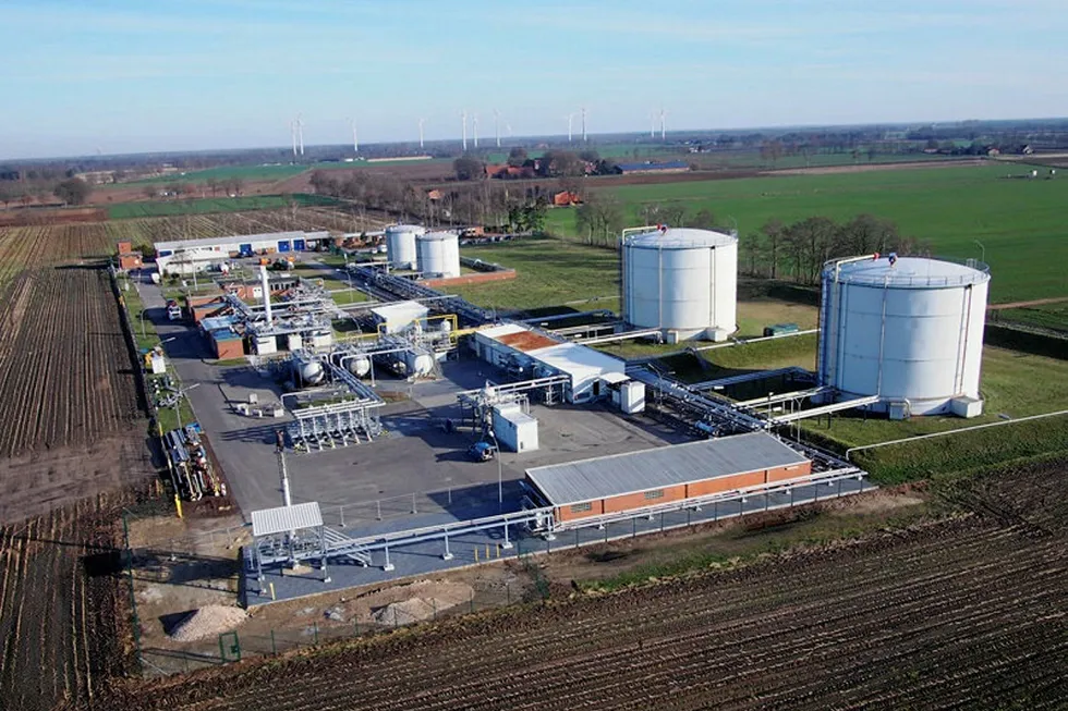 Upgrade planned: Bramberge oilfield in western Germany