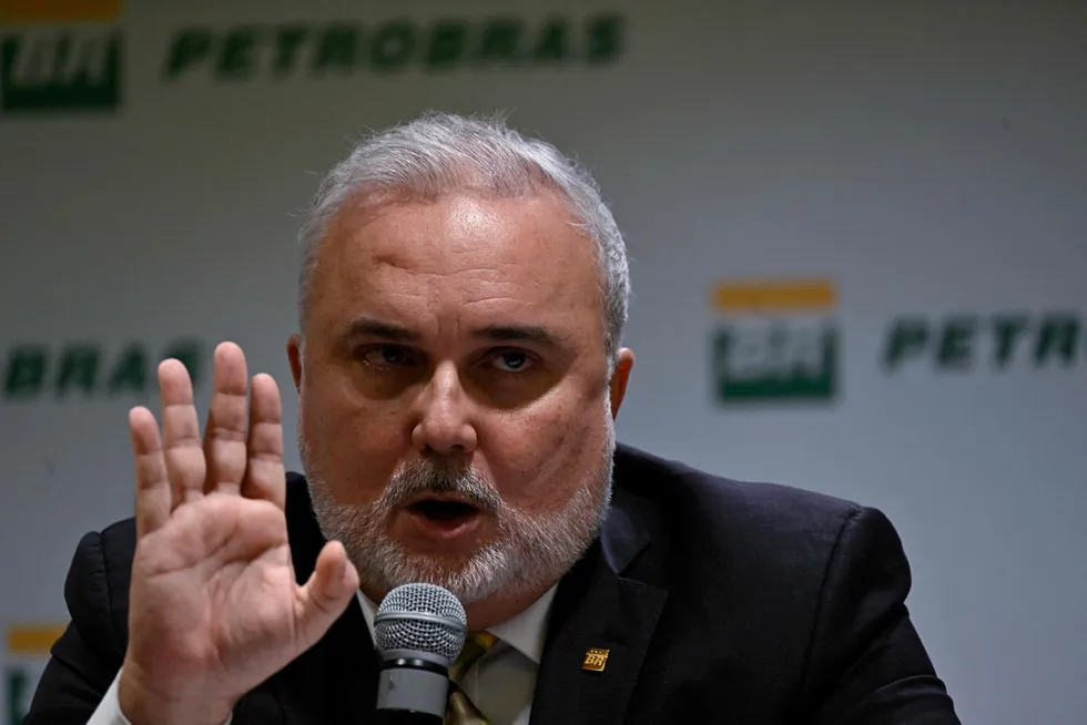 Halt: Petrobras chief executive Jean Paul Prates
