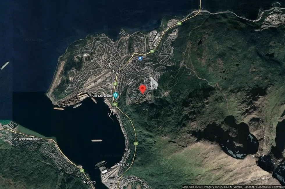 Området rundt Ballblomstien 6, Narvik, Nordland