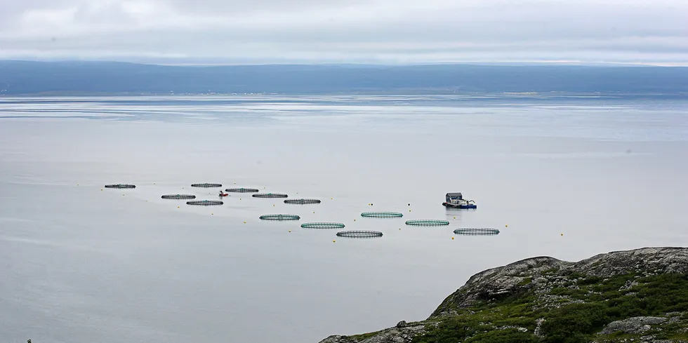 Oppdrettsanlegg i Finnmark. Ivar Holmefjord har skrevet et innlegg der han foreslår en en annen type beskatning enn grunnrenteskatt.