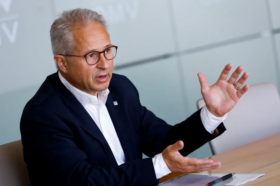 OMV chief executive, Alfred Stern.