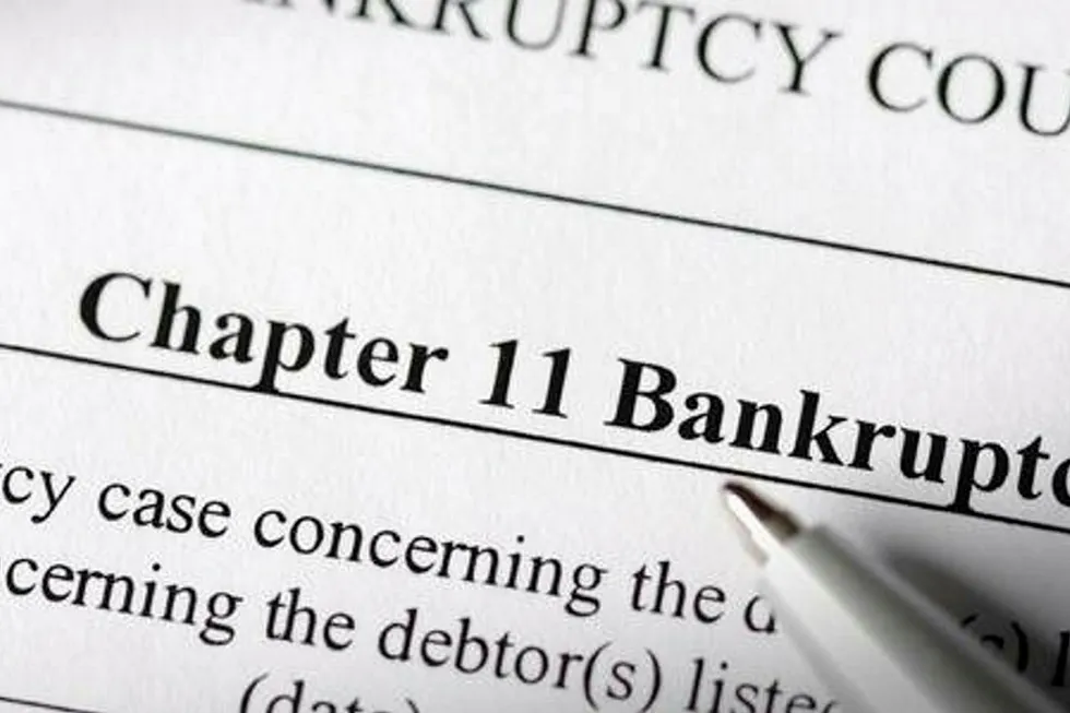 Bankruptcy filing: Tidewater and GulfMark Offshore