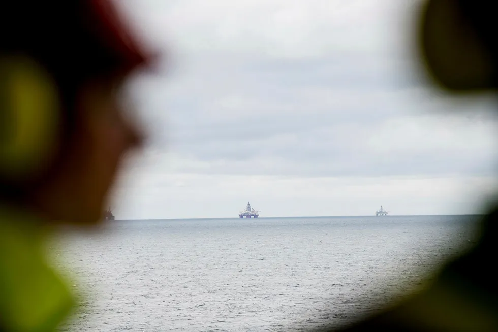 Equinors nye oljefunn er gjort kort unna Troll-feltet i Nordsjøen, som her er sett på bildet.