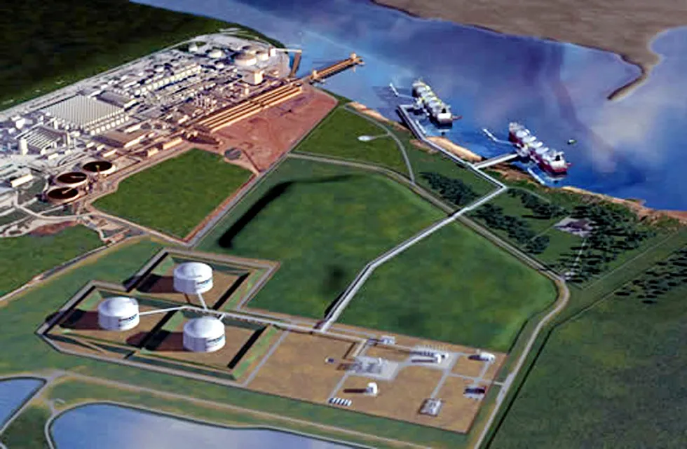 On the drawing board: Cheniere has hinted at further expansion projects at its Corpus Christi, Texas LNG export facility