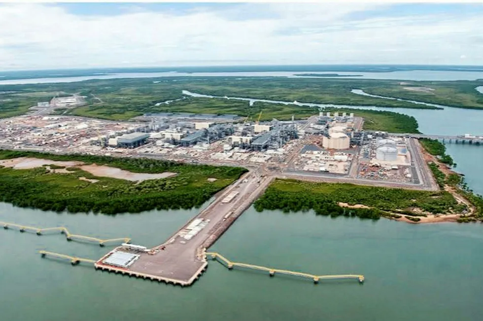 Ichthys. the onshore facilities near Bladin Point for Inpex's Ichthys LNG development in Australia.