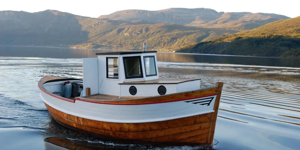 Nordnorsk Fartøyvernsenter i Gratangen har ansvavret for å kartlegge tresjarkflåten i Norge. Dette er «Luno». Foto: Gunnar Homstad, NNFA