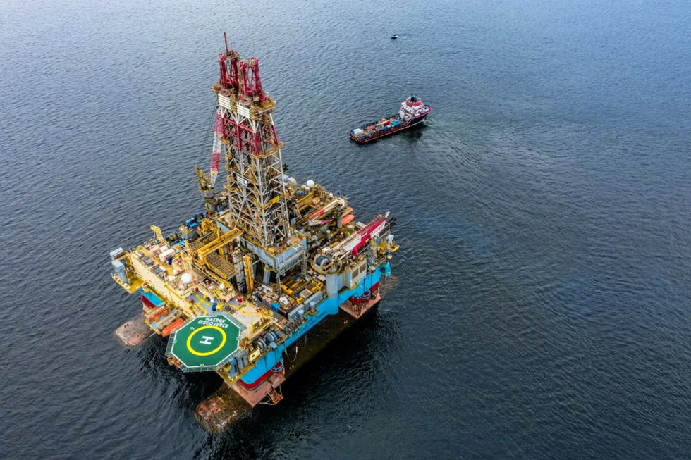 Guyana gig: the semi-submersible rig Maersk Discoverer will drill for CGX Energy