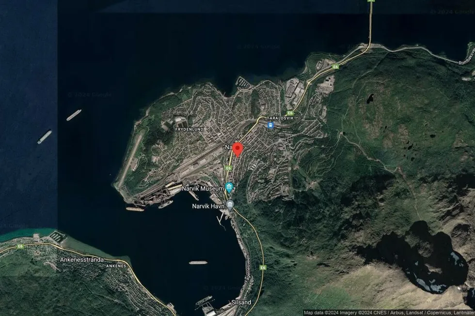 Området rundt Dronningens gate 40, Narvik, Nordland