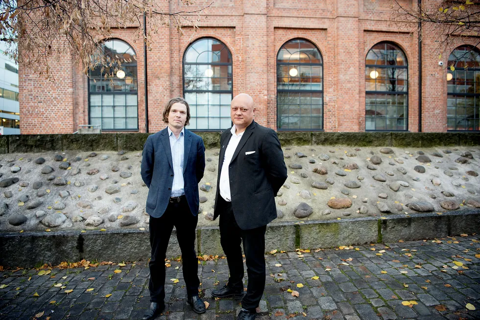 Fagspesialist Geir Ormseth og fagdirektør Jorge Jensen i Forbrukerrådet sa nei takk til forliksforhandlinger med DNB. Foto: Mikaela Berg