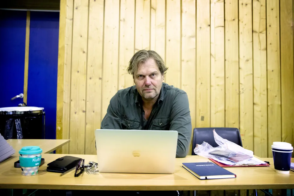 Lars Holmen fra tiden som faglig leder i Forsvarets narkotikagruppe. Her på Sessvollmoen leir i 2019.