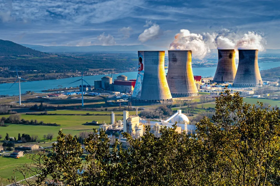 The 3.6GW Cruas-Meysse nuclear power plant in southeast France.
