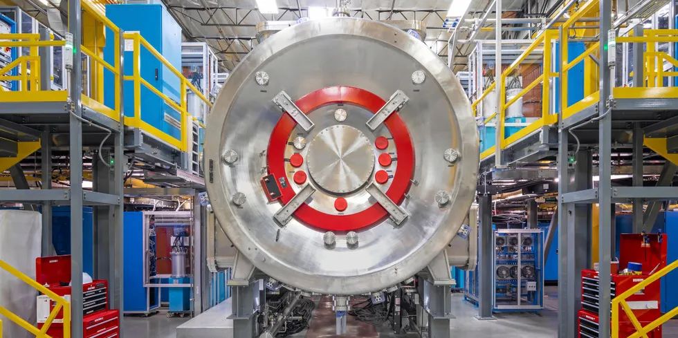 TAE Technologies' reactor used to carry out the hydrogen-boron fusion