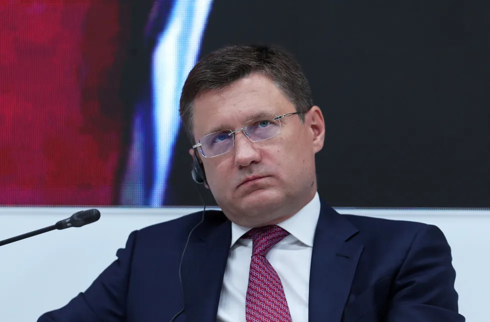 Optimism: Russian Deputy Prime Minister in charge of energy issues and talks with Opec, Alexander Novak