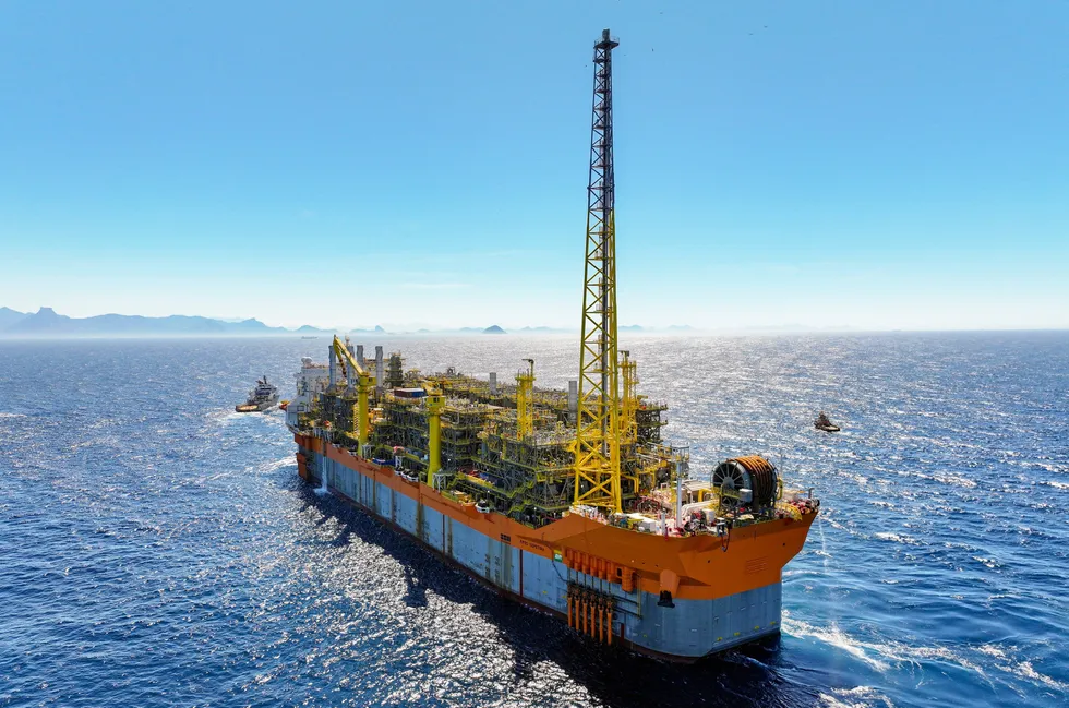 Up and running: the Sepetiba FPSO producing at the Mero pre-salt field offshore Brazil