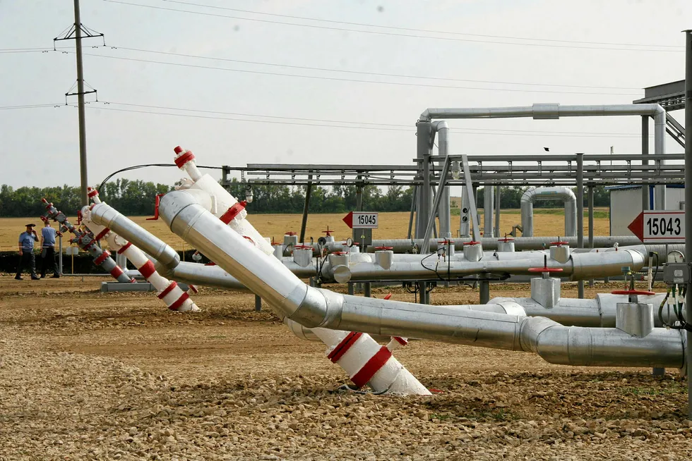 Core: development and steam injections wells at the Ashalchinskoye field in Tatarstan, Russia