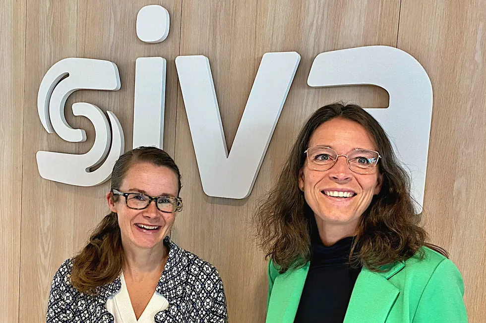 Kristin Eriksen (t.v.), direktør for Innovasjon i Siva, og Randi Torvki, fagleder for team inkubator og næringshage.