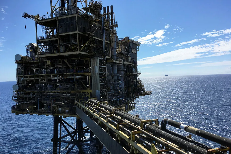 Host facility for Jackdaw: Shell's Shearwater platform in the central North Sea