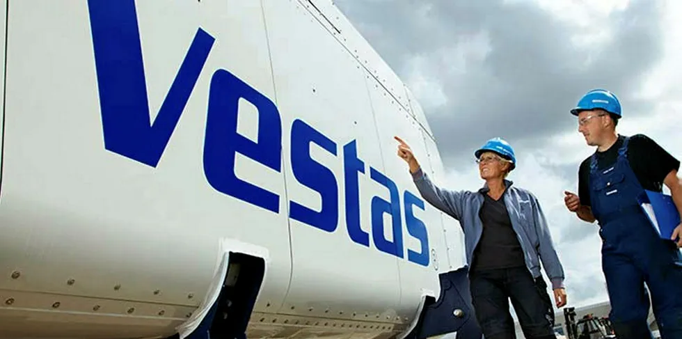 Profits fell at Vestas