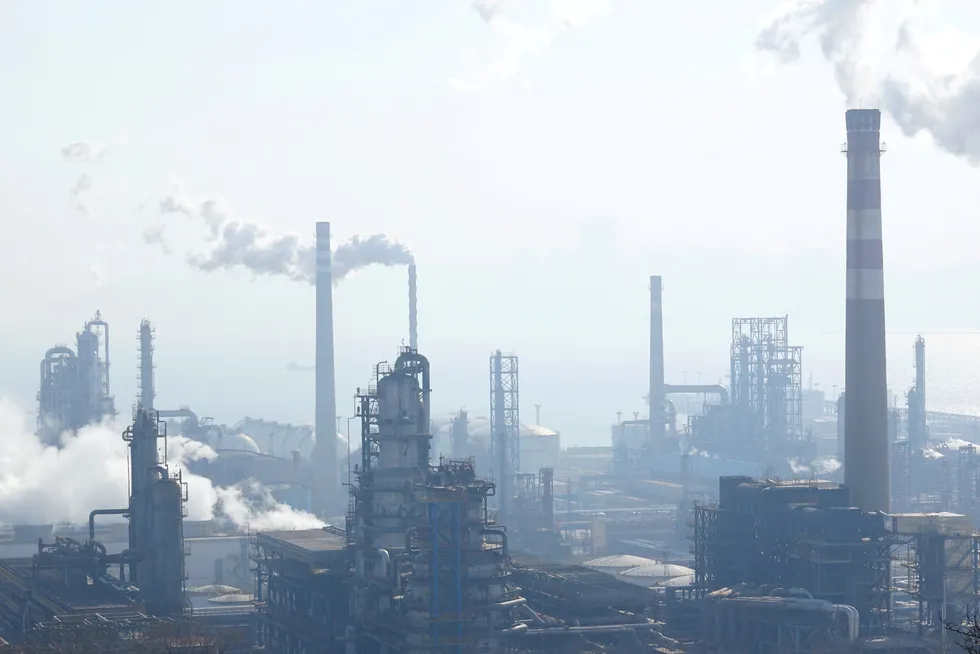Stacked up: CNPC's Dalian Petrochemical Corporation refinery