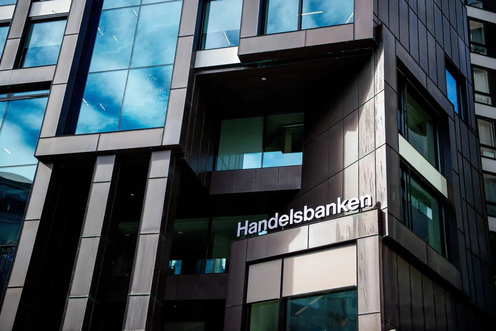 Handelsbanken øker lønnsomheten fra et bunnivå på starten av året. Her det norske hovedkontoret på Tjuvholmen i Oslo.