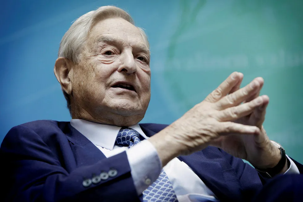 George Soros satset i januar over 60 millioner kroner på at Norwegian-aksjen skulle falle. Foto: Yuri Gripas/Reuters/NTB Scanpix