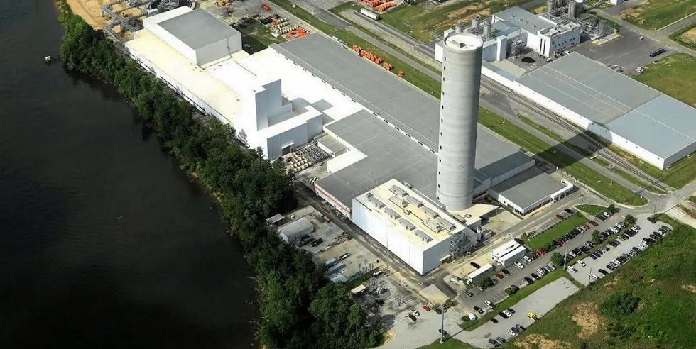 Nexans' refurbished cable making plant in Charleston, South Carolina.