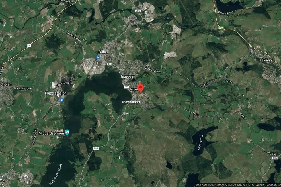Området rundt Markvegen 24, Time, Rogaland