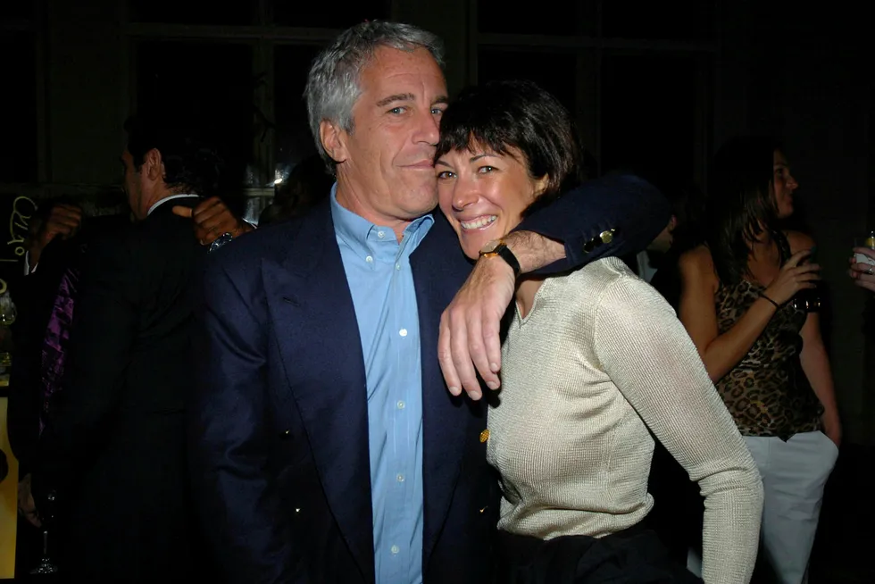 Jeffrey Epstein og Ghislaine Maxwell i 2005 i New York.