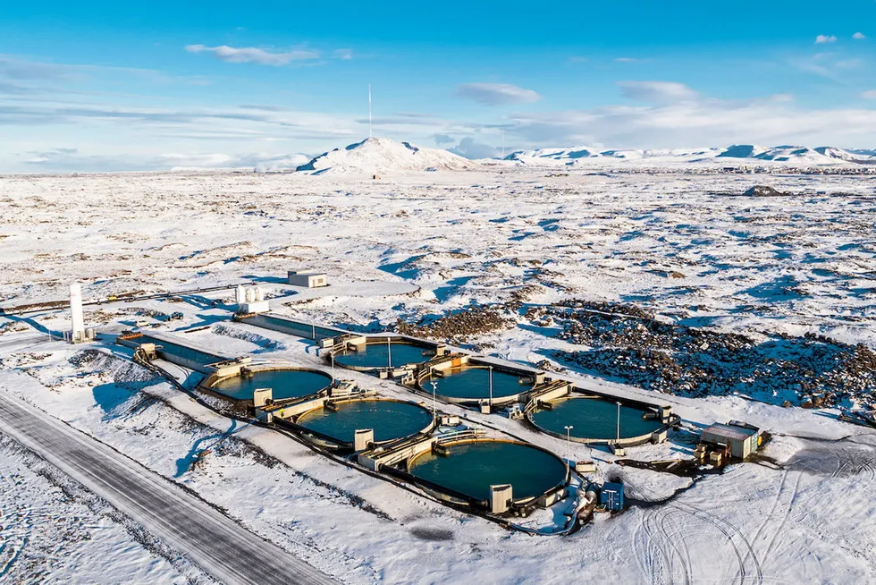 Matorka's land-based Arctic charr facility near Grindavik in Iceland.