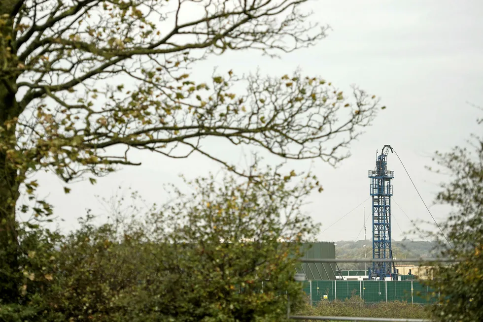 Cuadrilla Resources' Preston New Road drilling site in north-west England