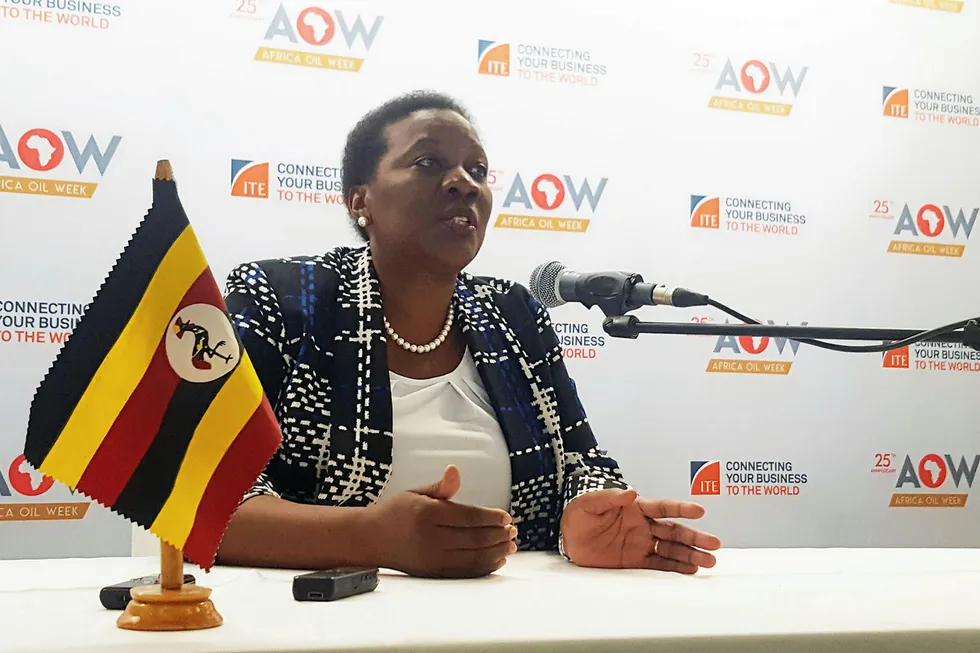 Attention: Uganda Energy & Mineral Development Minister Irene Muloni