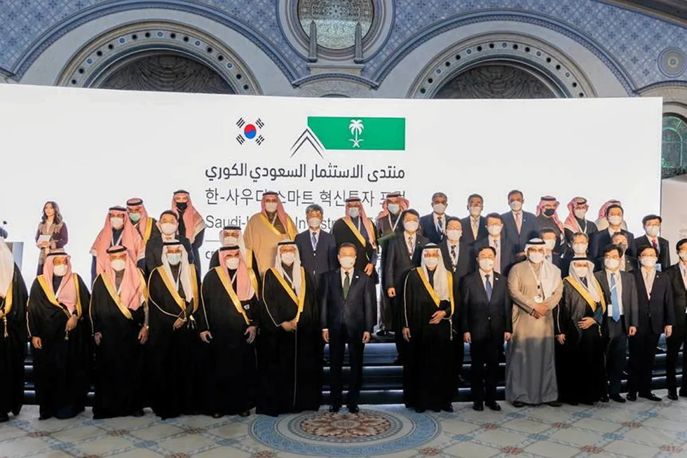 Multiple deals: Signing ceremony at Saudi-Korean Investment Forum