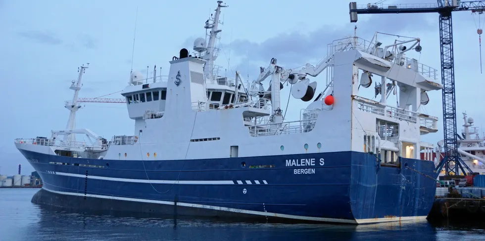 «Malene S»,eies av rederiet Skårungen II, hjemmehørende i Austevoll.