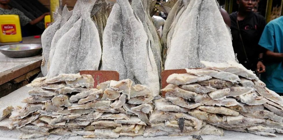 Klippfisken kalles ofte for «Makayabu», en betegnelse for tørket saltet fisk.