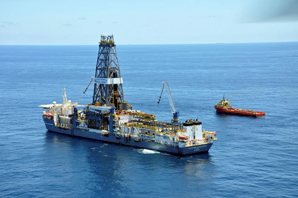 In demand: Transocean drillship Discoverer Clear Leader is drilling at the Gator Lake prospect for Chevron