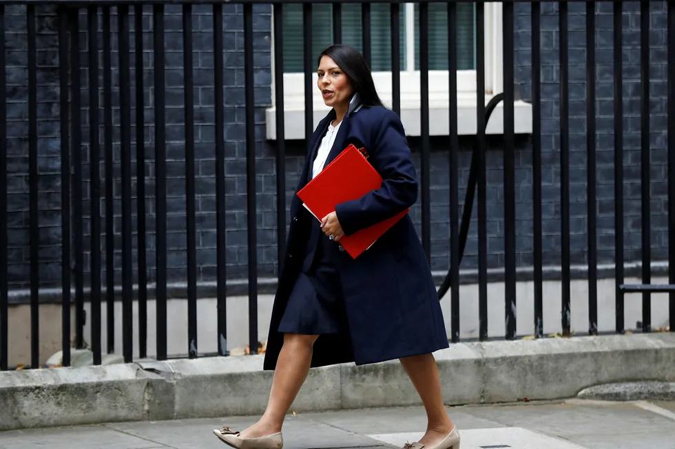 Det konservative parlamentsmedlemmet Priti Patel vil bruke sult som pressmiddel mot EU.